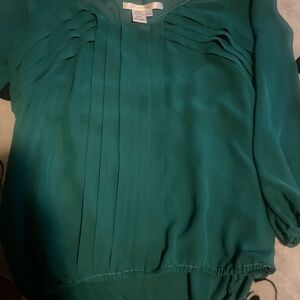 Elegant Teal Women's Blouse